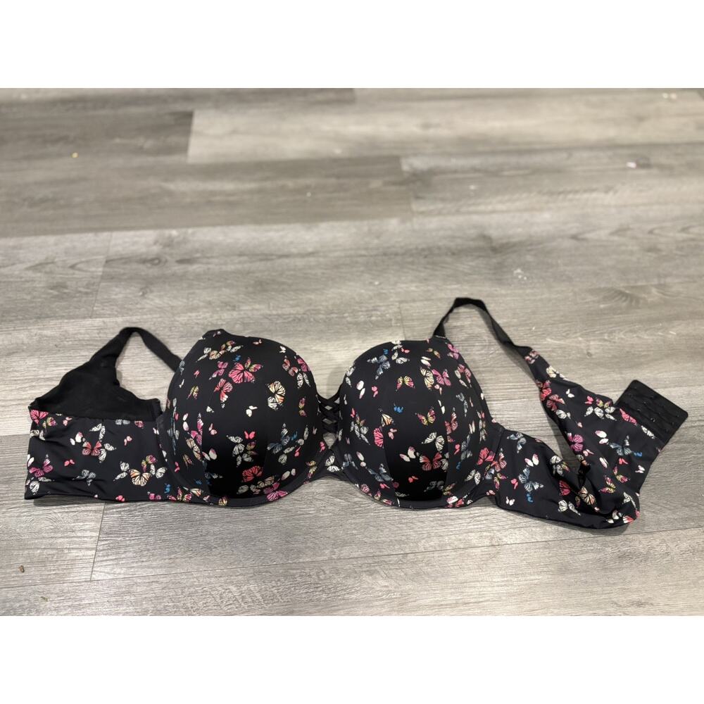 Torrid Curve Bra 50B Underwire Padded floral print